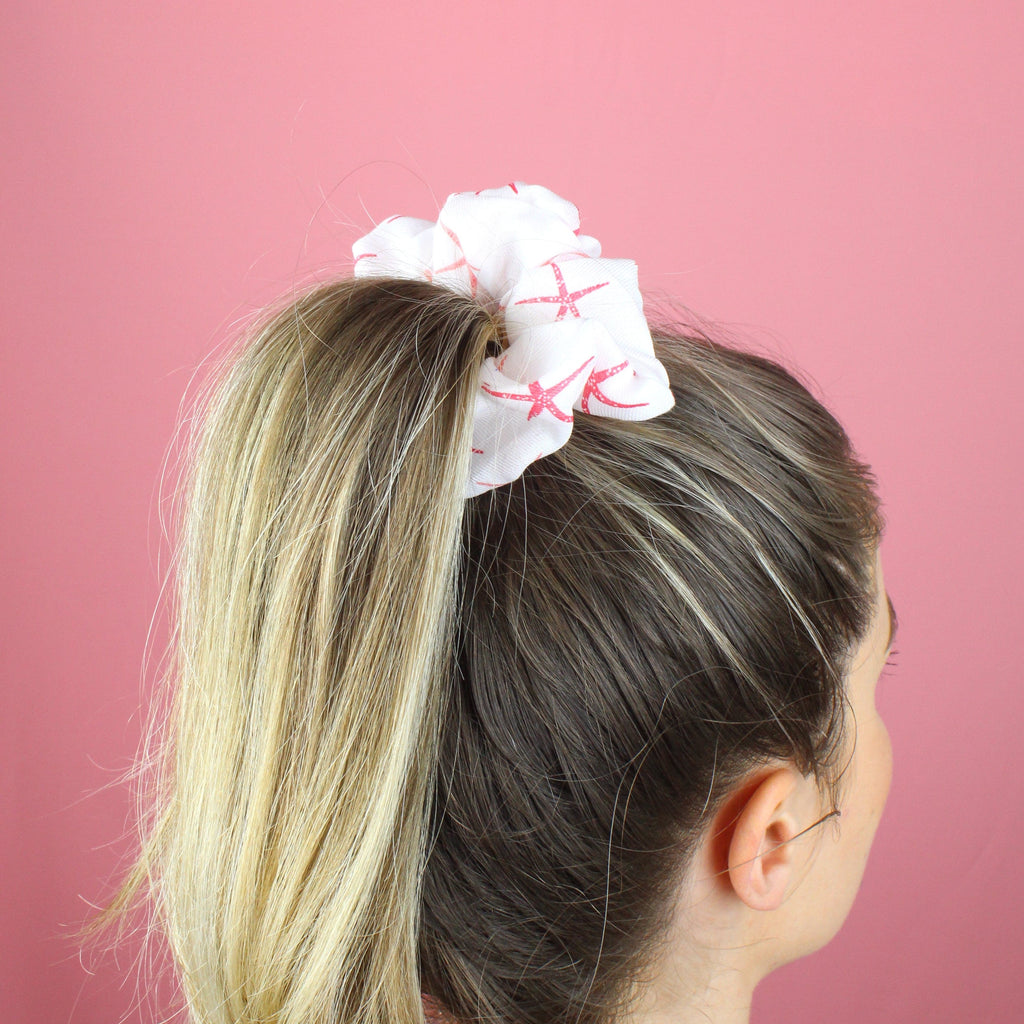 Starfish Scrunchie - Sour Cherry
