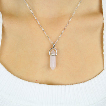 Quartz Necklace - Sour Cherry