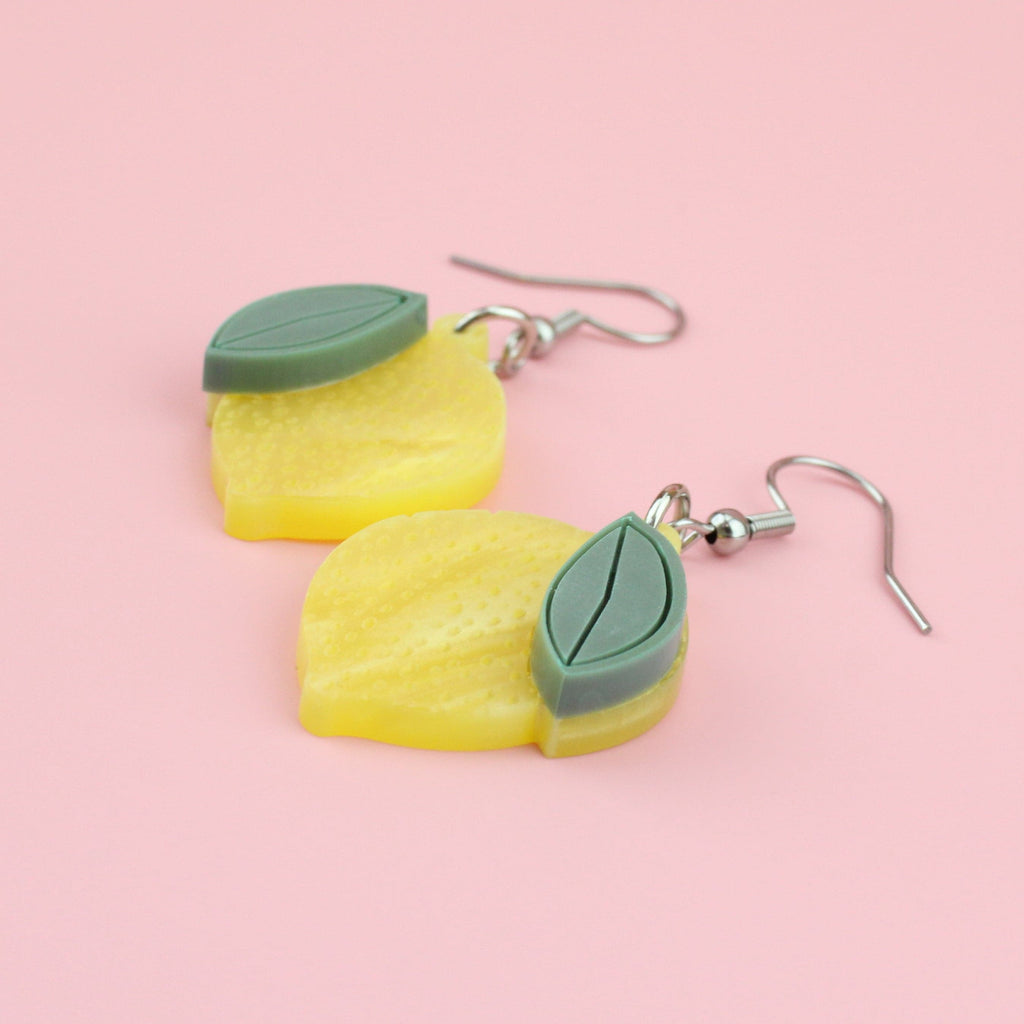 When Life Gives You Lemons Earrings - Sour Cherry