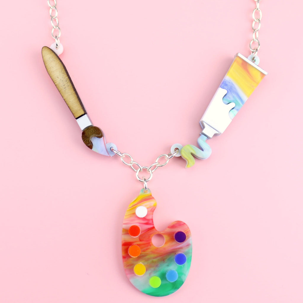 This Is An Art Necklace! - Sour Cherry