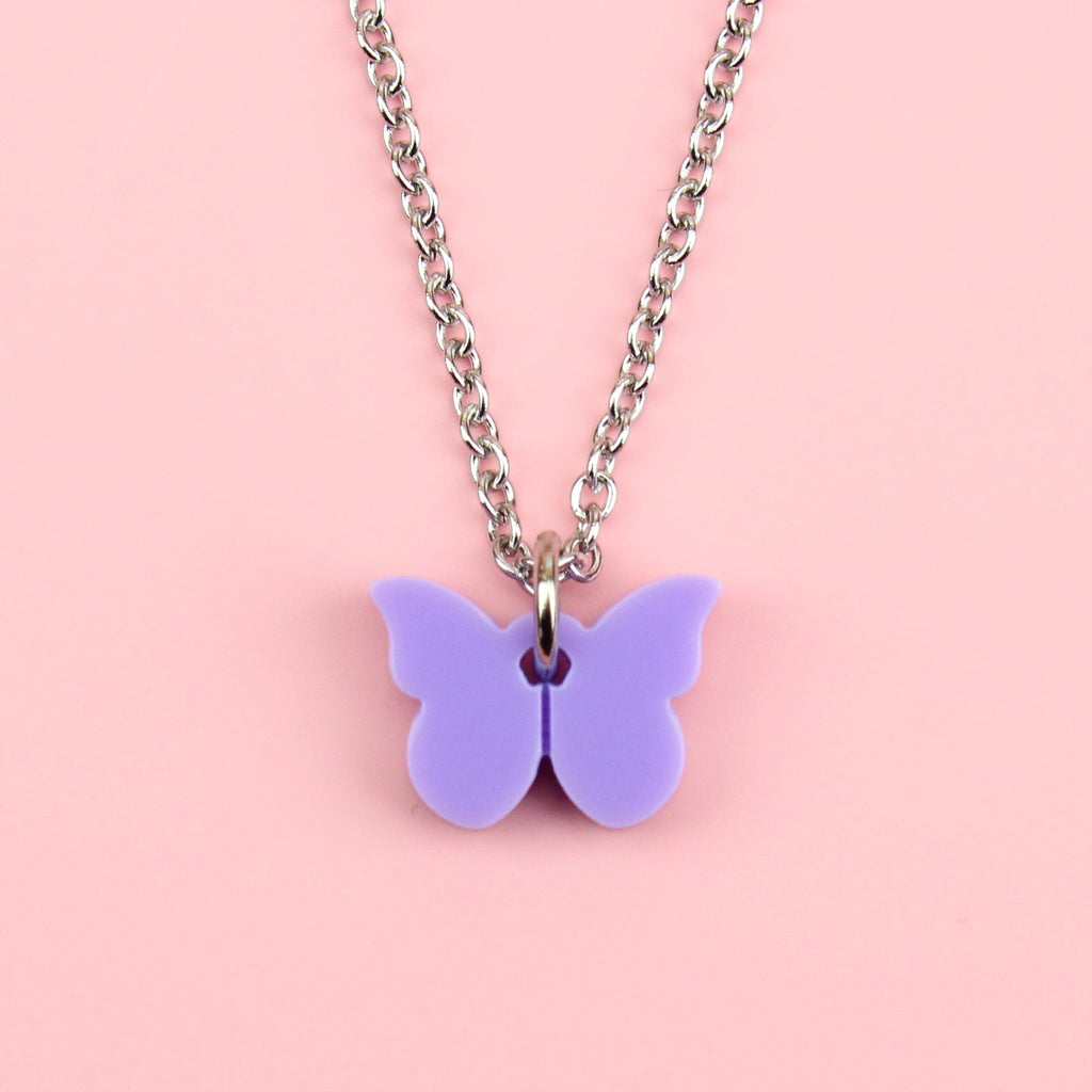 You're My Butterfly, Sugar Baby Necklace (Lilac) - Sour Cherry