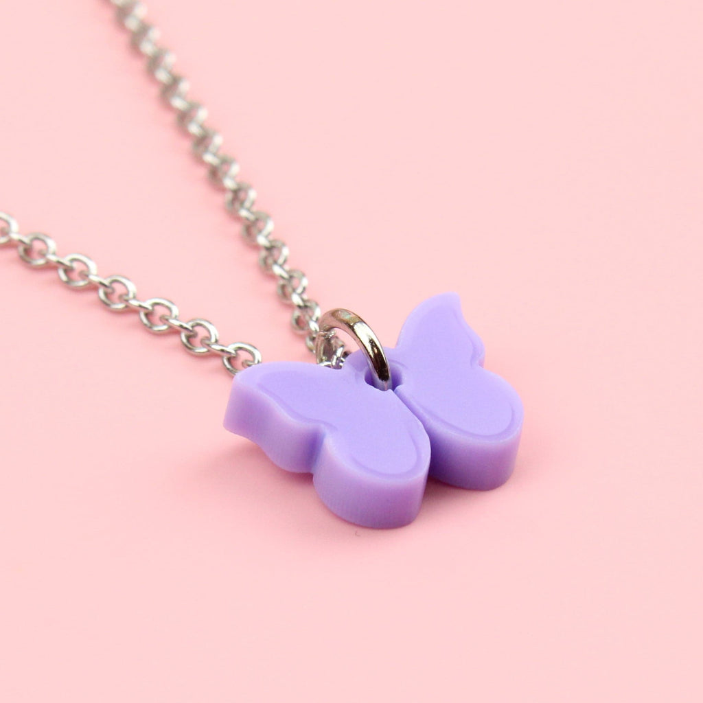 You're My Butterfly, Sugar Baby Necklace (Lilac) - Sour Cherry