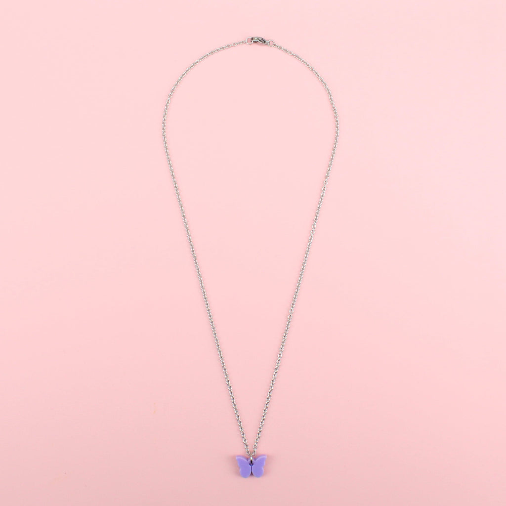 You're My Butterfly, Sugar Baby Necklace (Lilac) - Sour Cherry