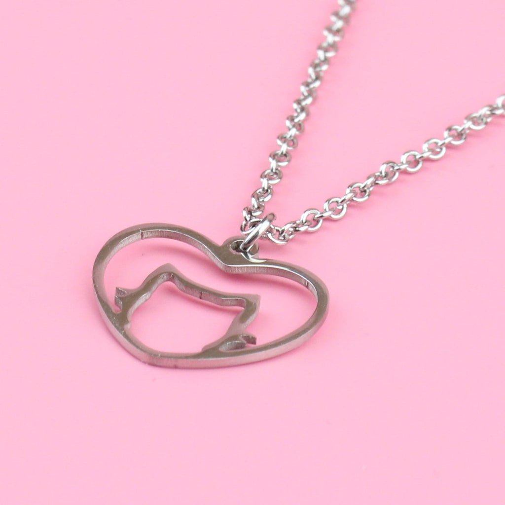I Love My Cat Necklace - Sour Cherry