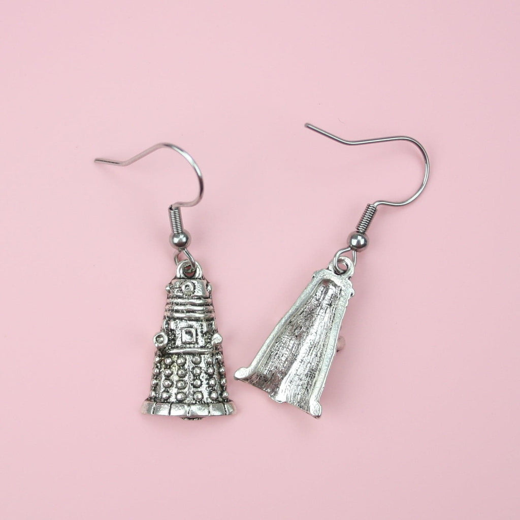 Dalek Earrings - Sour Cherry