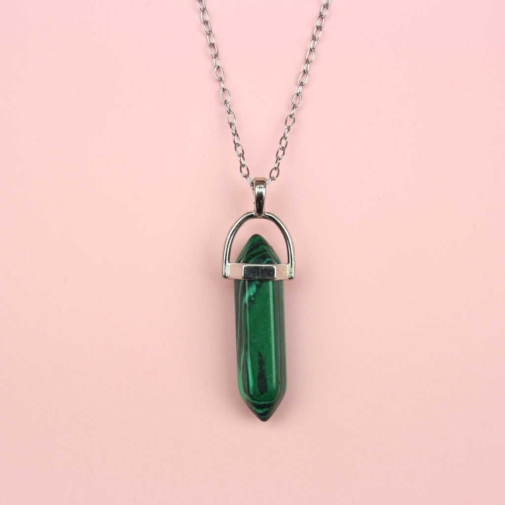 Malachite Necklace - Sour Cherry