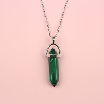 Malachite Necklace - Sour Cherry