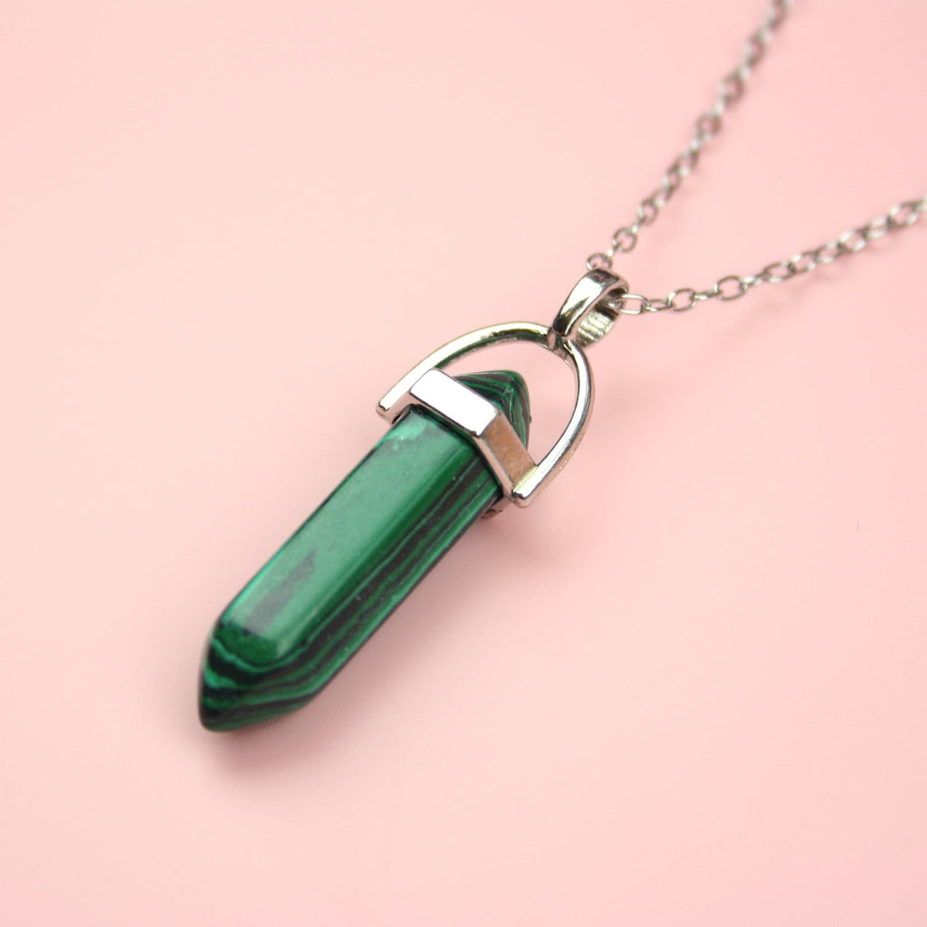 Malachite Necklace - Sour Cherry