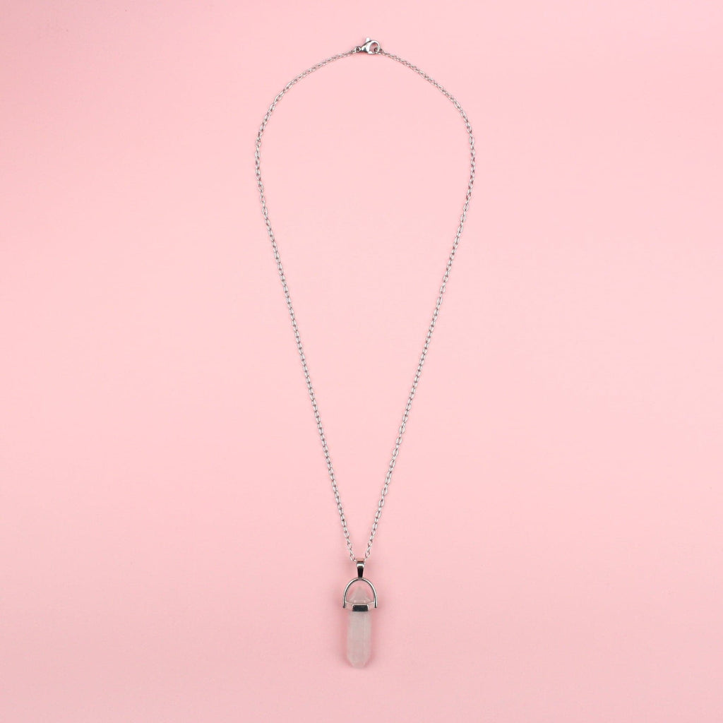 Rose Quartz Necklace - Sour Cherry
