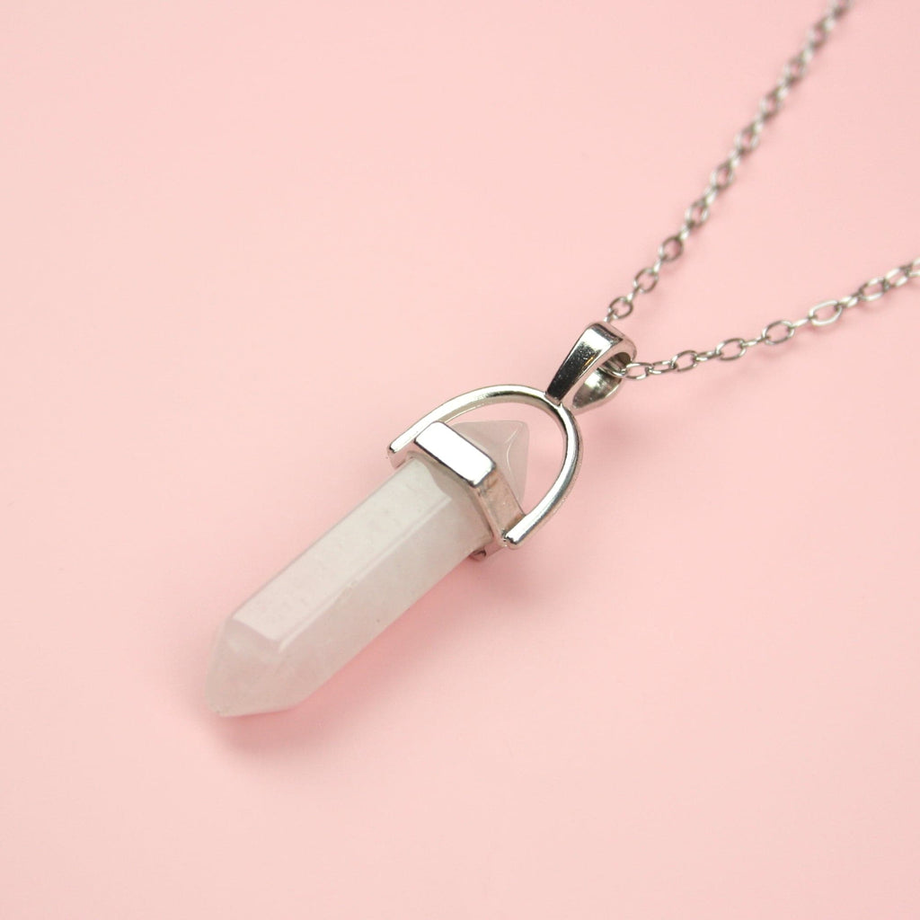Rose Quartz Necklace - Sour Cherry