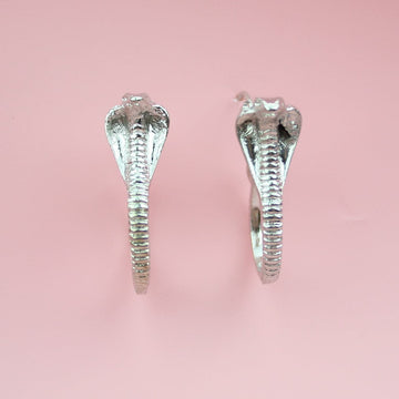 Cobra Snake Earrings - Sour Cherry