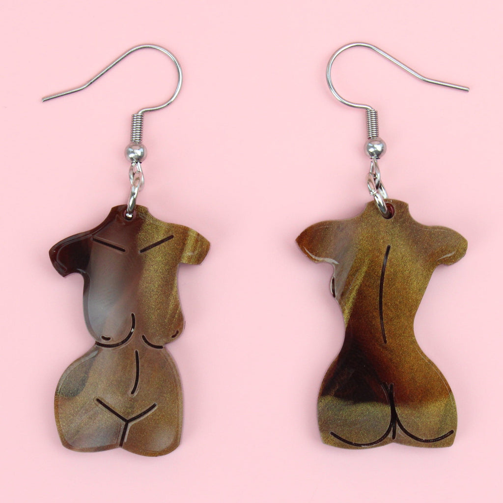 Birthday Suit Earrings- Chestnut - Sour Cherry