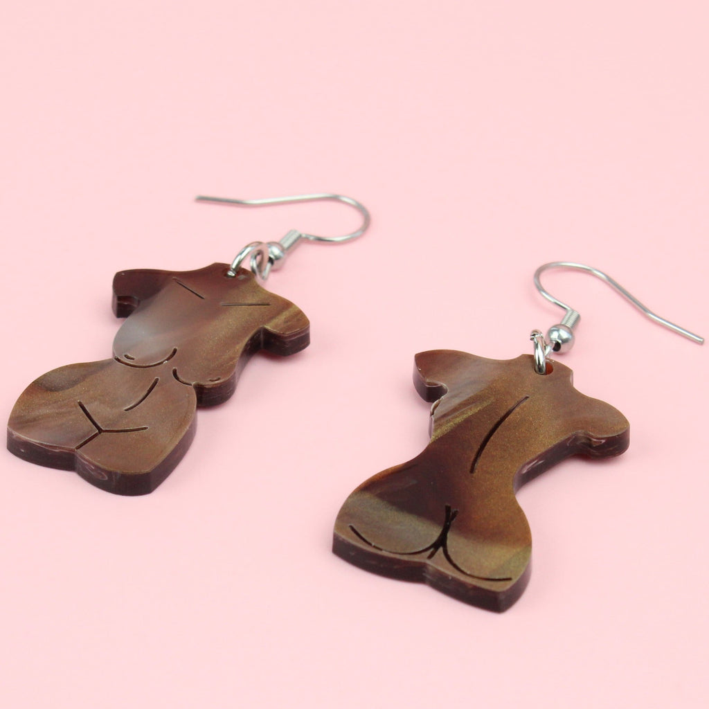 Birthday Suit Earrings- Chestnut - Sour Cherry