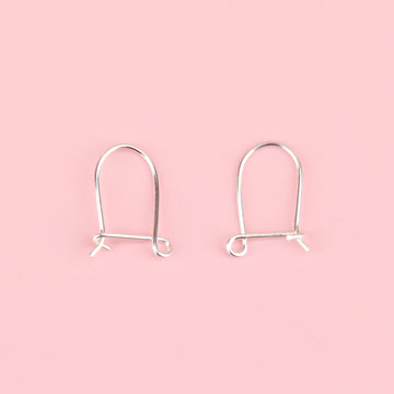 Sterling Silver Loop Wire/Tunnel Wire - Sour Cherry