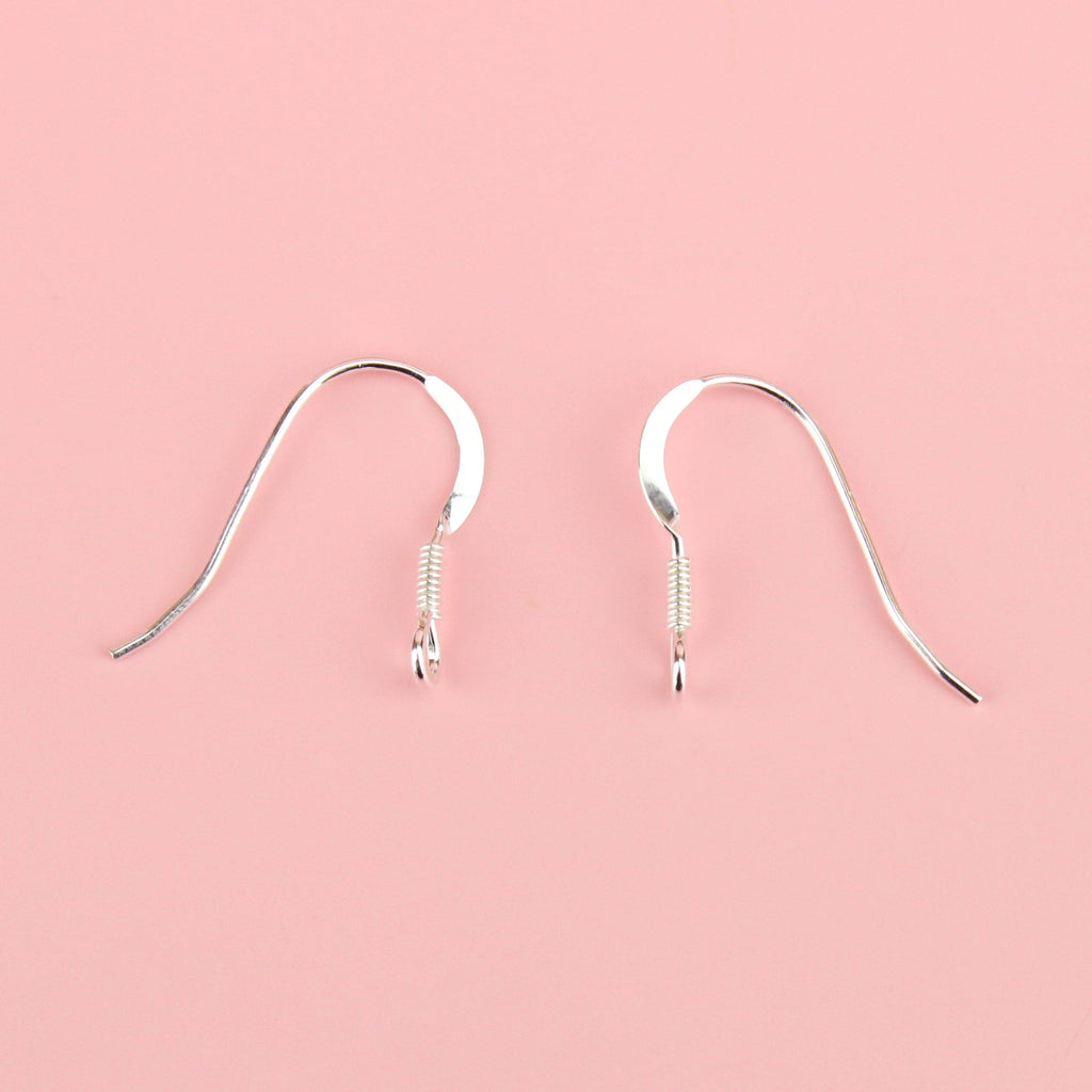 925 Sterling Silver Earwires - Sour Cherry