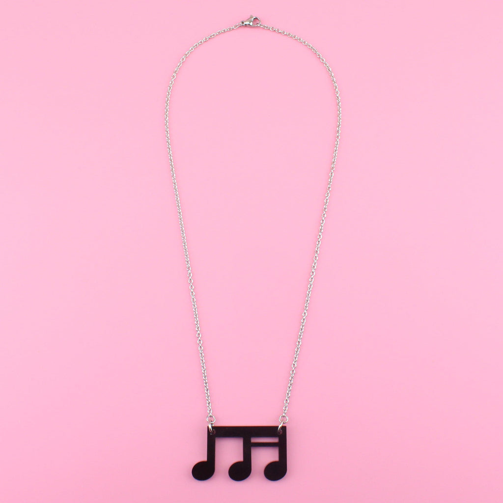 Beam Semiquaver Necklace - Sour Cherry