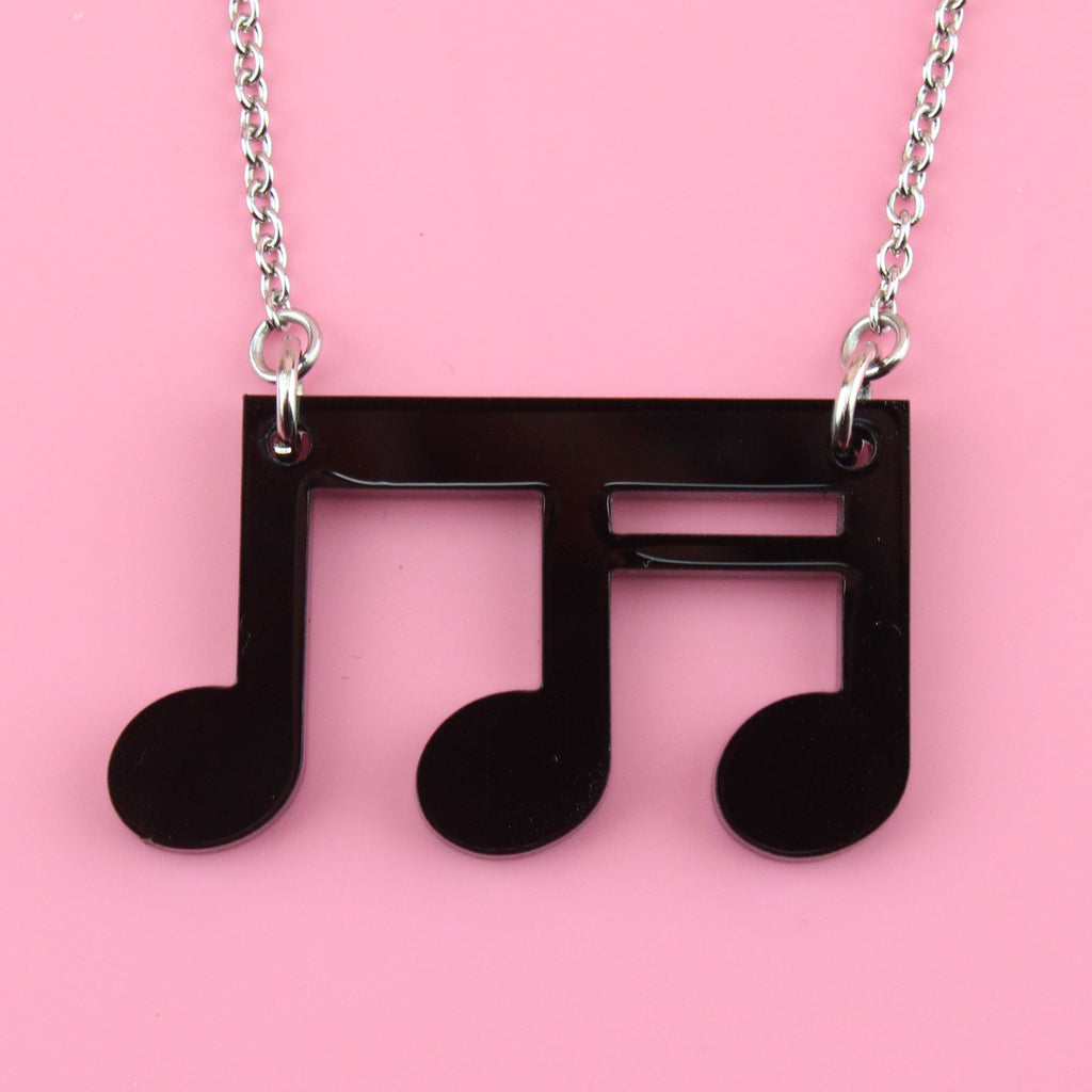 Beam Semiquaver Necklace - Sour Cherry
