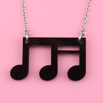 Beam Semiquaver Necklace - Sour Cherry