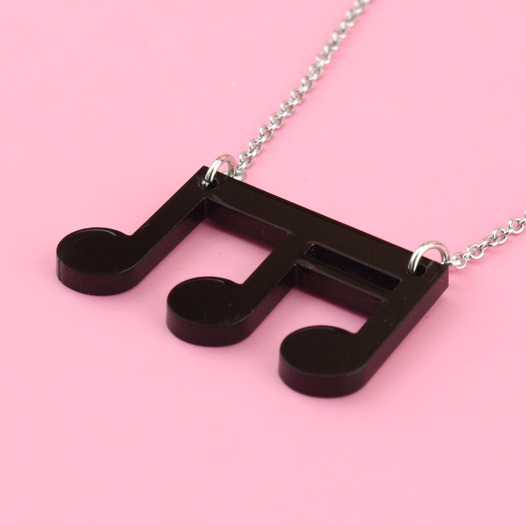 Beam Semiquaver Necklace - Sour Cherry
