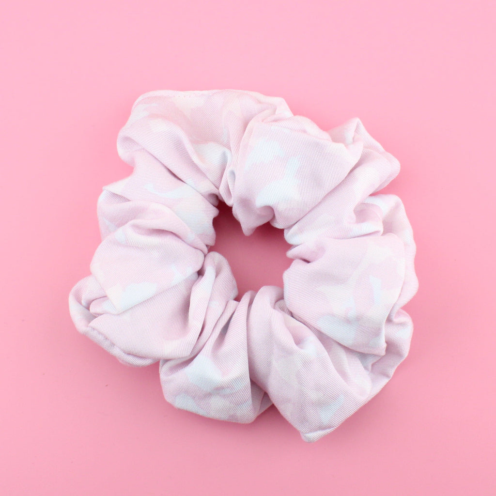 Pink Camo Scrunchie - Sour Cherry