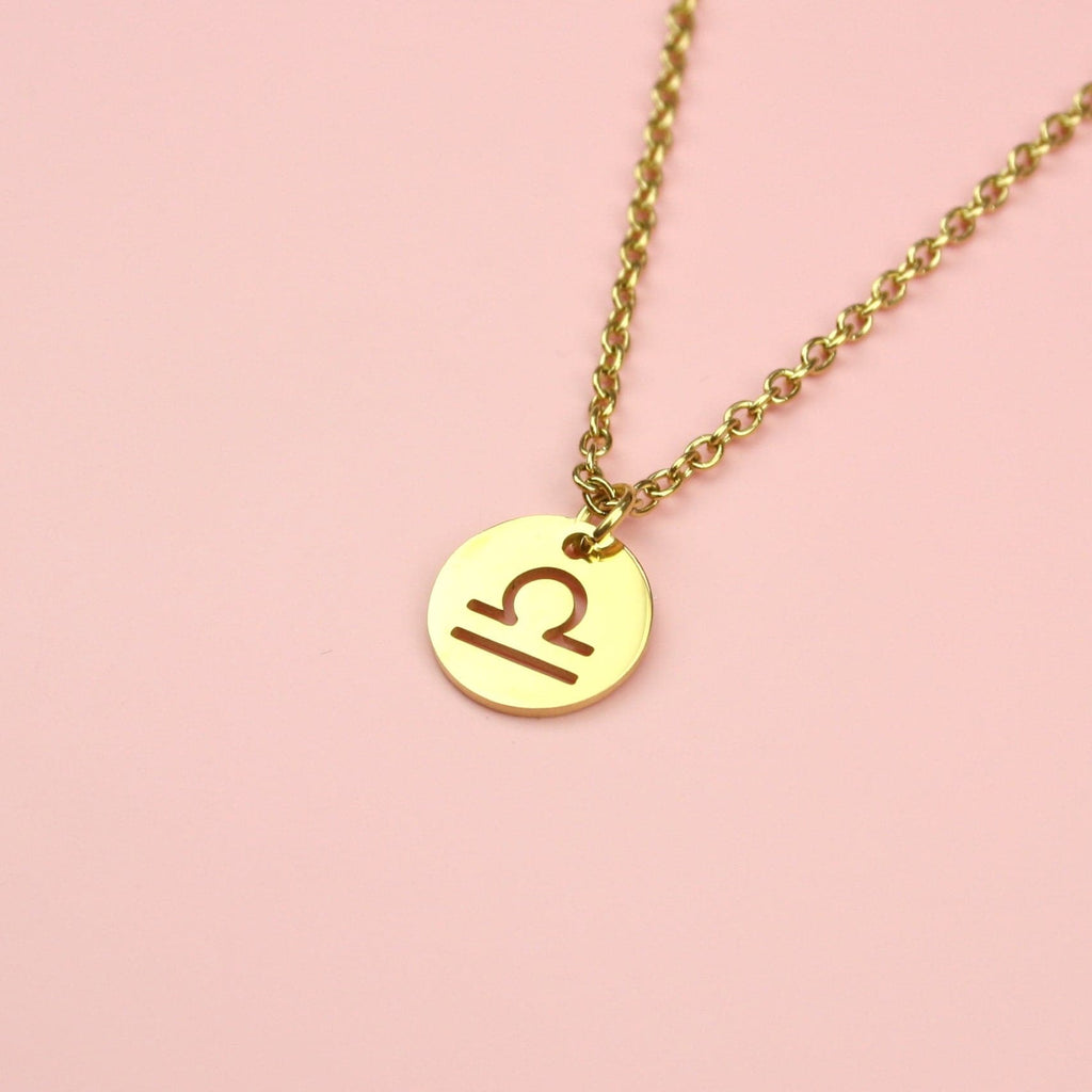 Libra Necklace (Gold Plated) - Sour Cherry