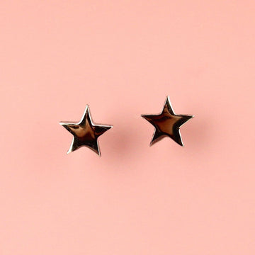 Stainless Steel Mini Star Stud Earrings