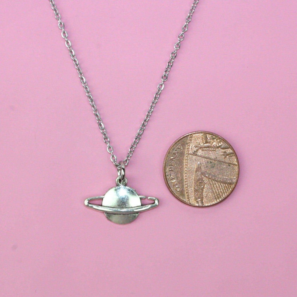 Planet Charm Necklace - Sour Cherry