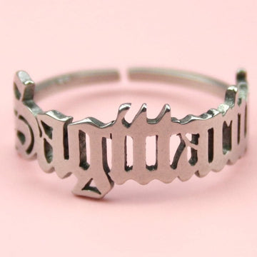 Sagittarius Zodiac Ring - Sour Cherry