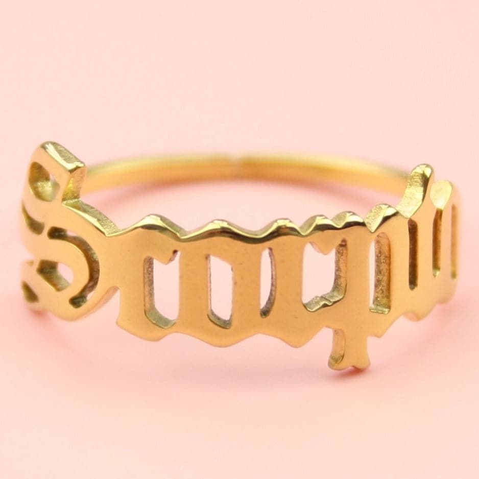 Scorpio Zodiac Ring (Gold Plated) - Sour Cherry