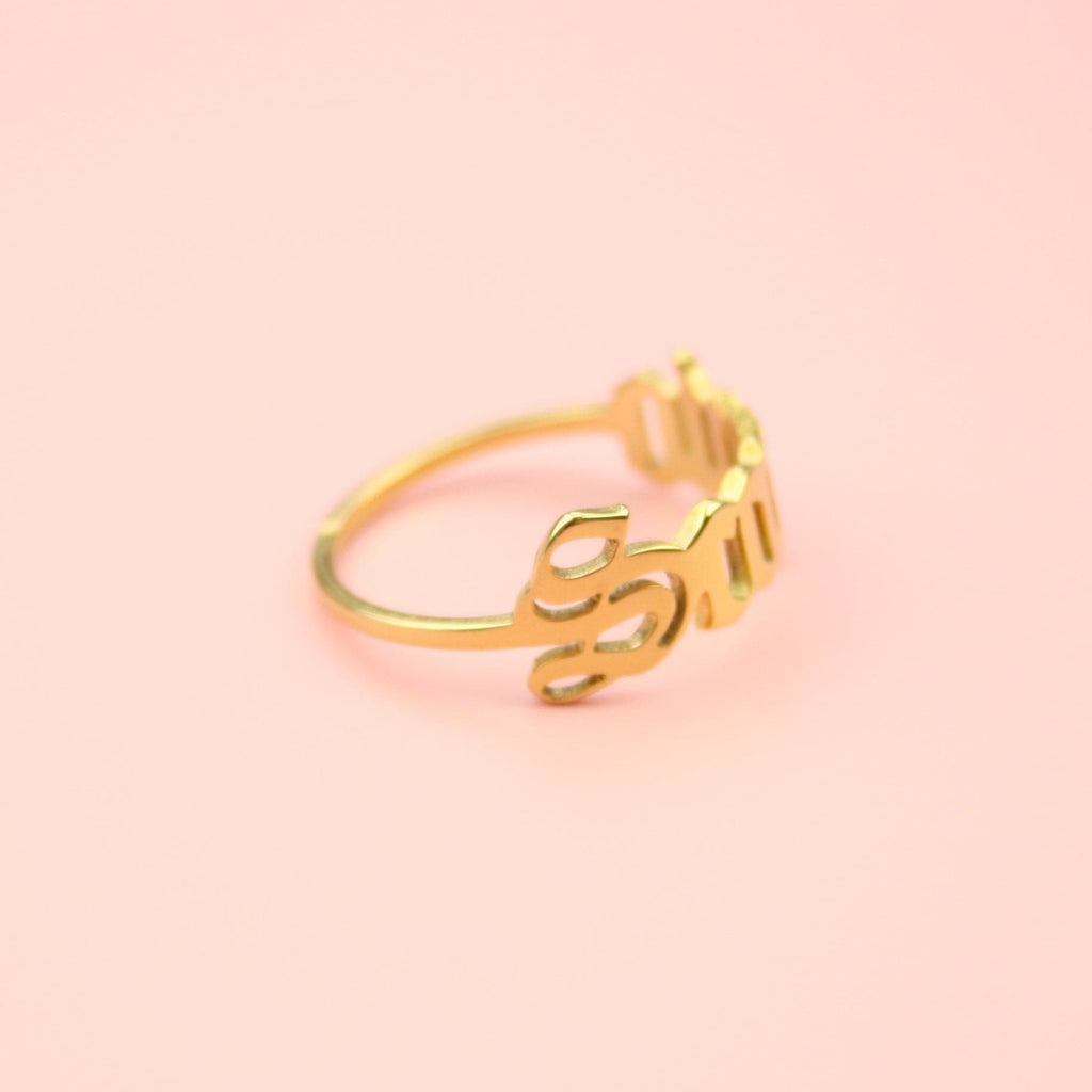 Scorpio Zodiac Ring (Gold Plated) - Sour Cherry