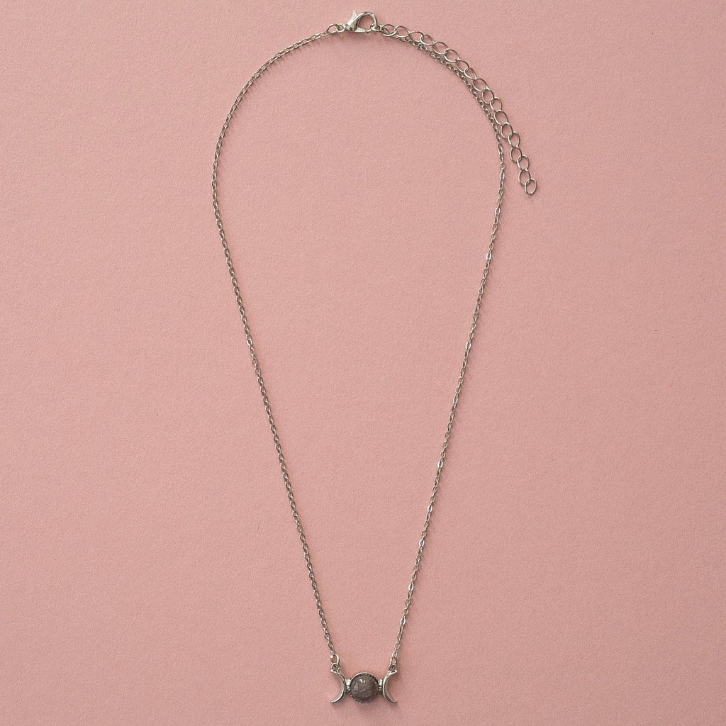 Amethyst Moon Necklace - Sour Cherry