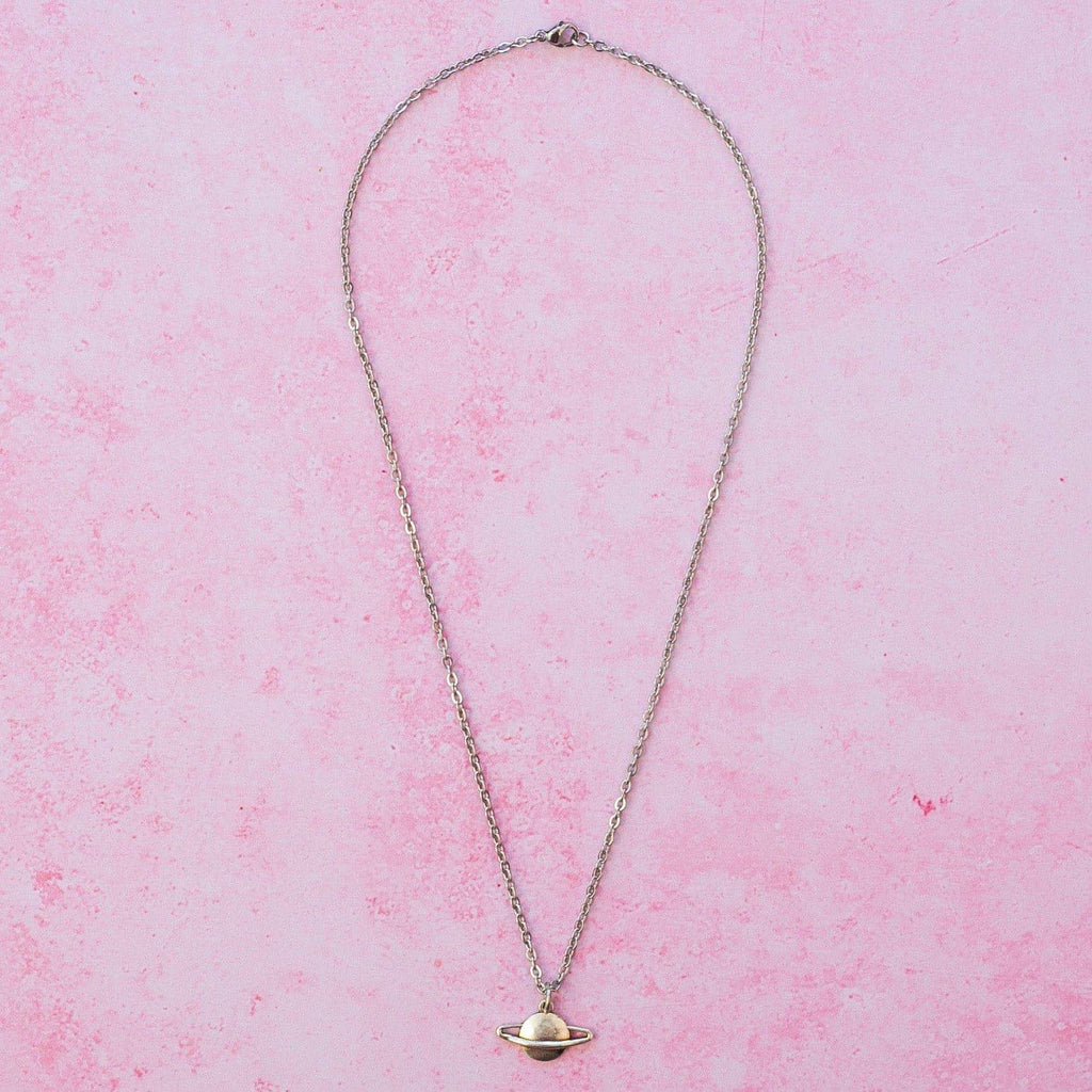 Planet Charm Necklace - Sour Cherry
