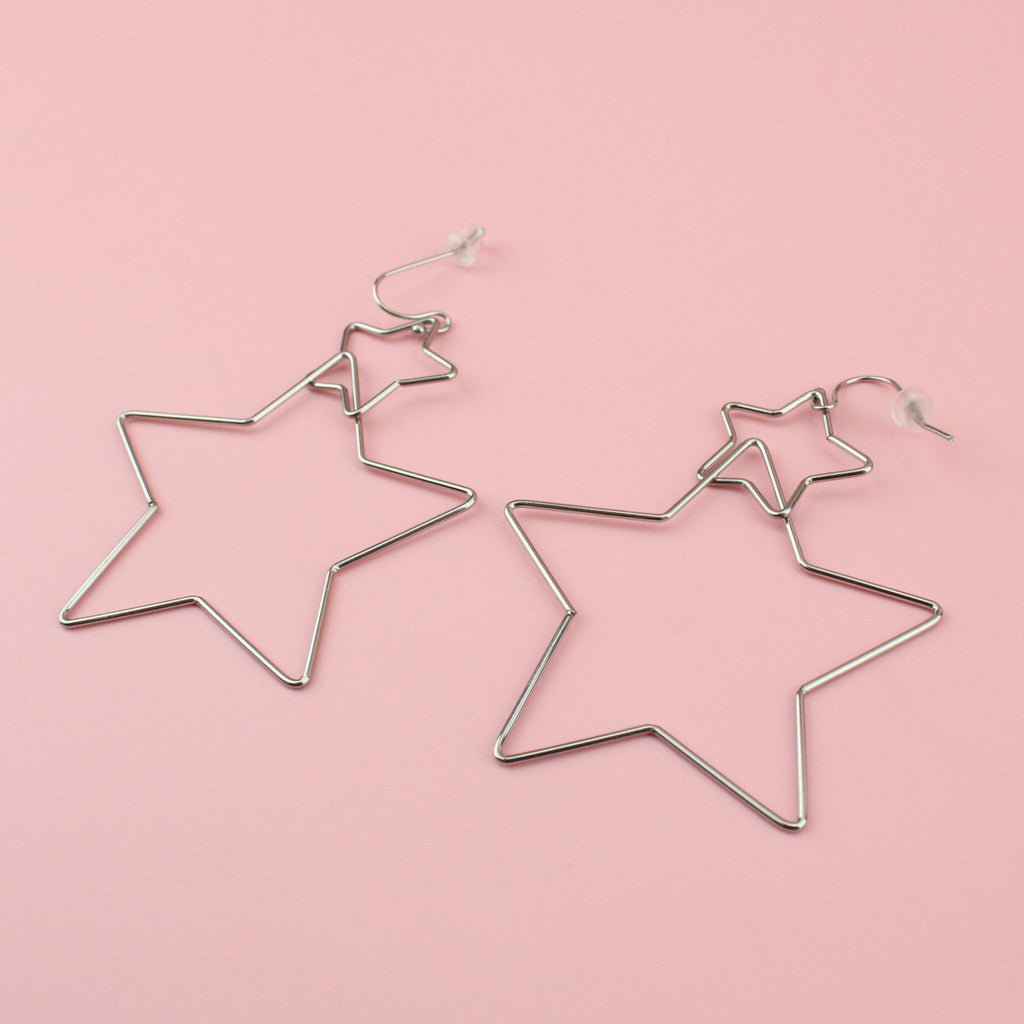 Star Crossed Earrings - Sour Cherry