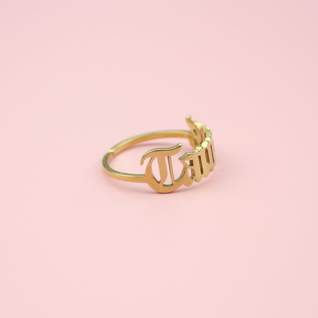 Taurus Zodiac Ring (Gold Plated) - Sour Cherry