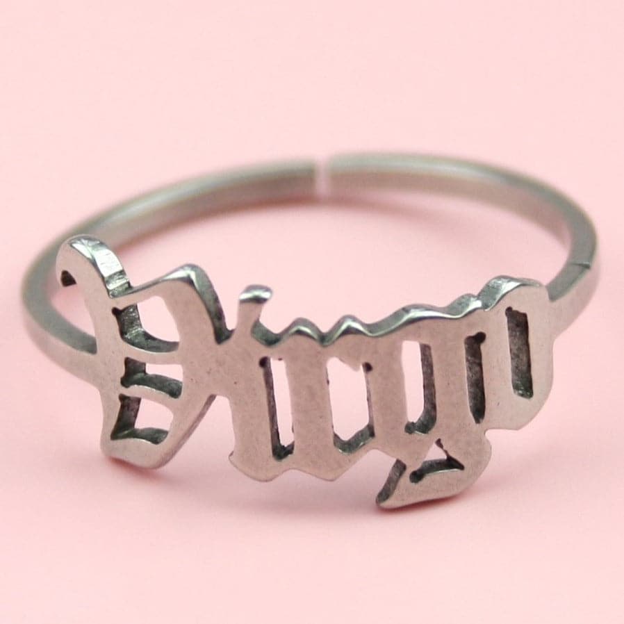 Virgo Zodiac Ring - Sour Cherry