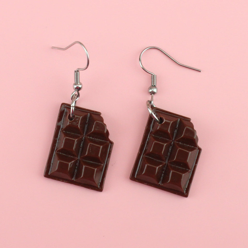 Wake Me Up Before You Cocoa Chocolate Earrings - Sour Cherry