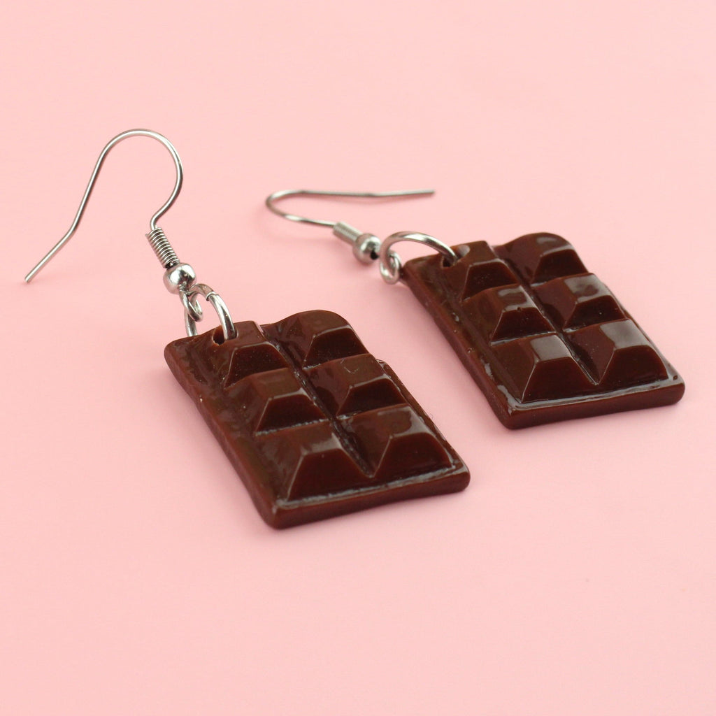 Wake Me Up Before You Cocoa Chocolate Earrings - Sour Cherry