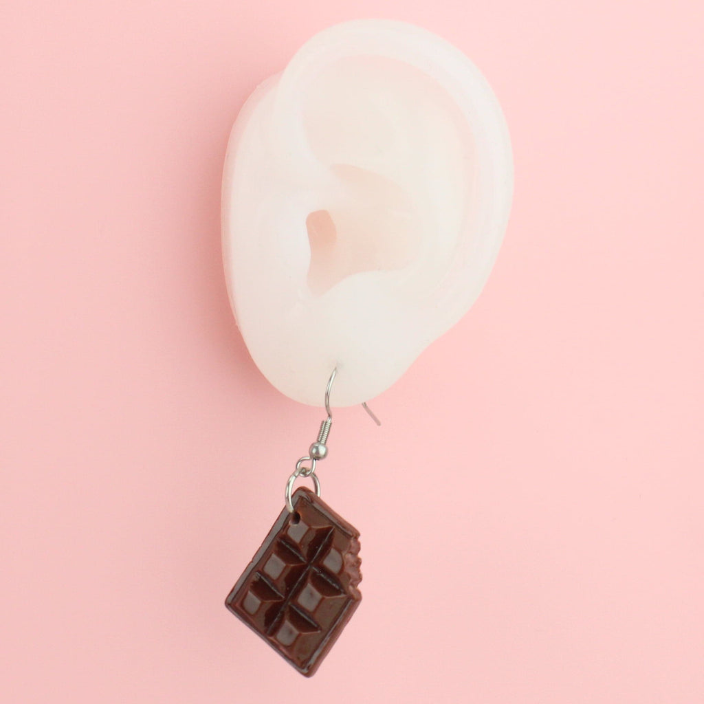 Wake Me Up Before You Cocoa Chocolate Earrings - Sour Cherry