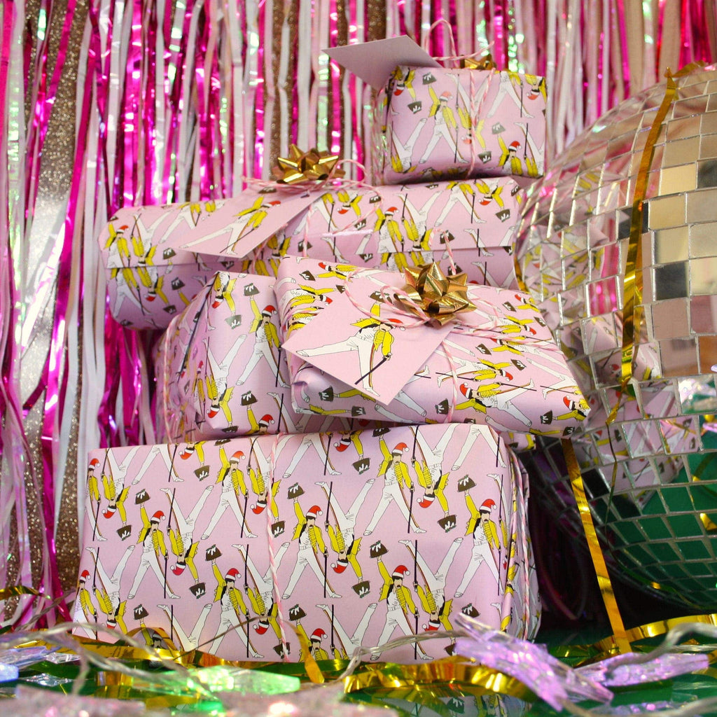 Pink Freddie Mercury Bohemian Wrapsody Paper & Tags - Sour Cherry